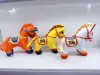 Plush toy dolls, figurines, simulated horses details Picture